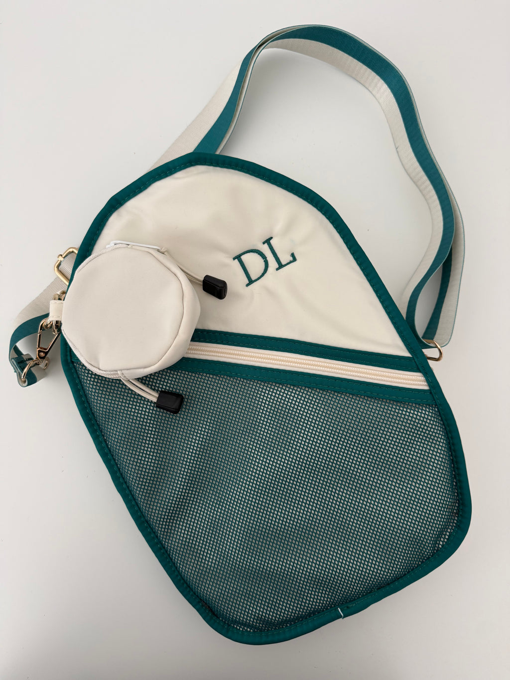 Red Embroidered Padel/Pickball Racket Bag