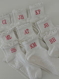 Embroidered Grip Socks