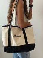 Embroidered Mommy Tote Bag