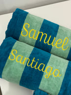 Embroidered towels