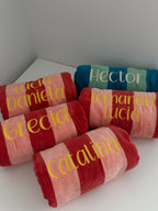 Embroidered towels