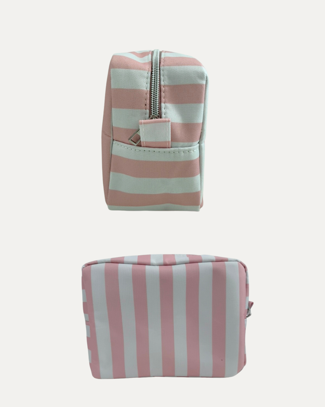 Striped Pink Vacay Pouch
